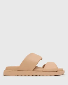 ABBEY Twist Strap Footbed Slides