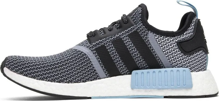 Adidas NMD_R1 'Clear Blue' sneakers, black