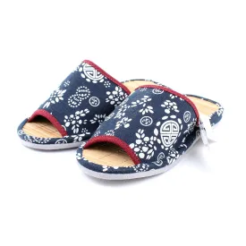 Aizome Dye Style Bamboo Slippers