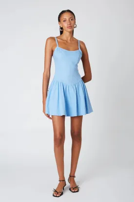 Amber Mini Dress Capri Blue