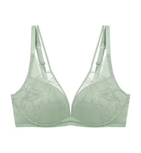 Aqua Paradise Non Wired Push Up Deep V Bra