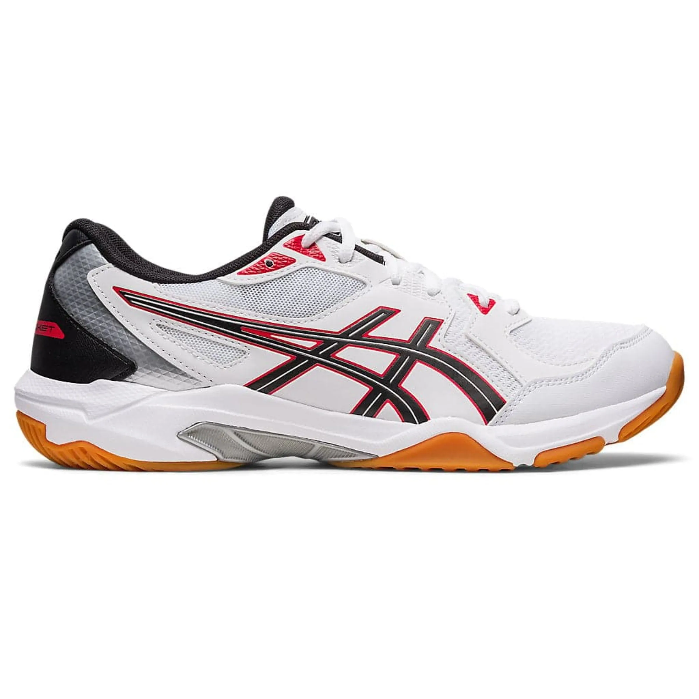 Asics GEL-ROCKET 10 Indoor Court Shoe White/Classic Red - 1071A054