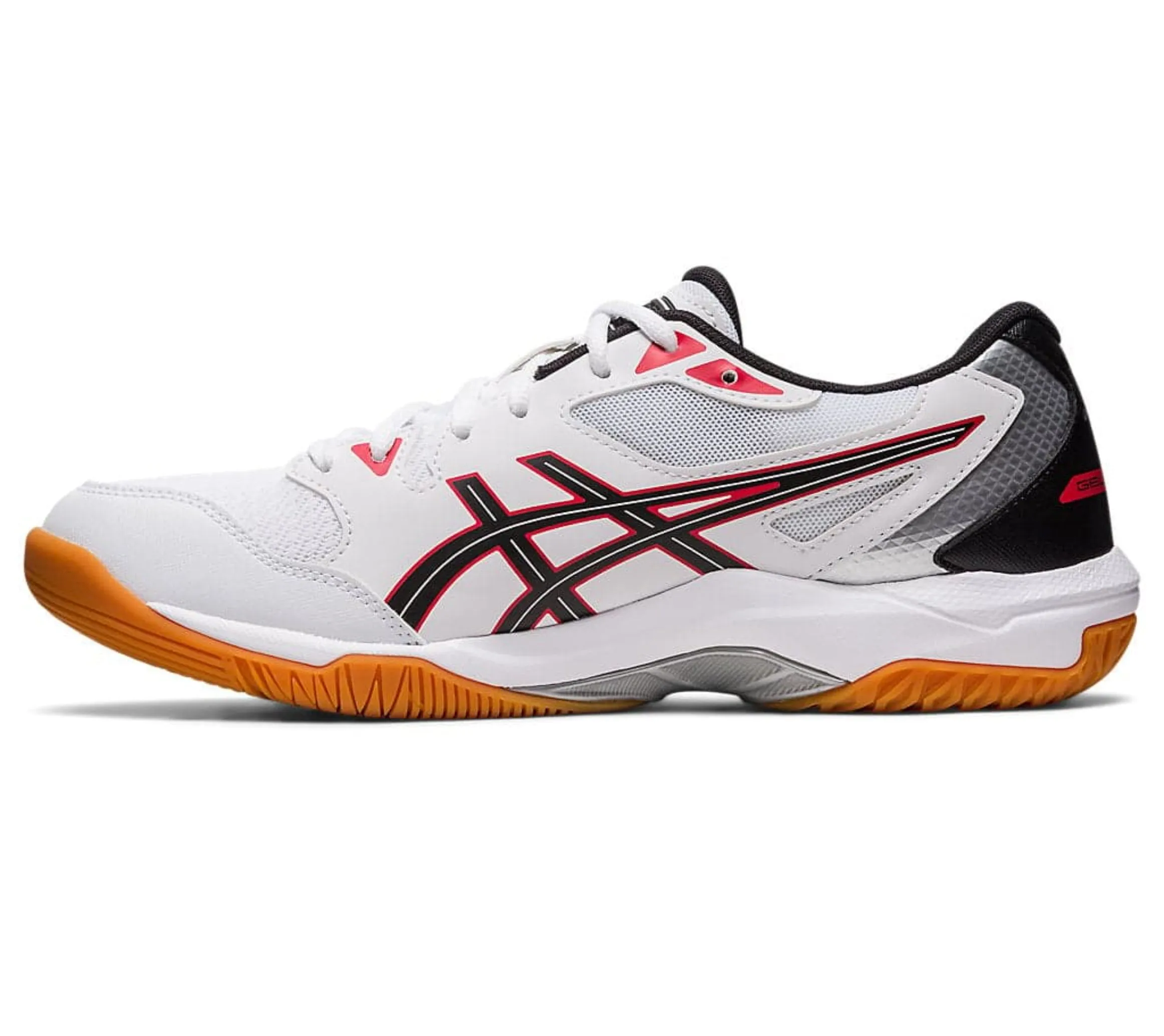 Asics GEL-ROCKET 10 Indoor Court Shoe White/Classic Red - 1071A054