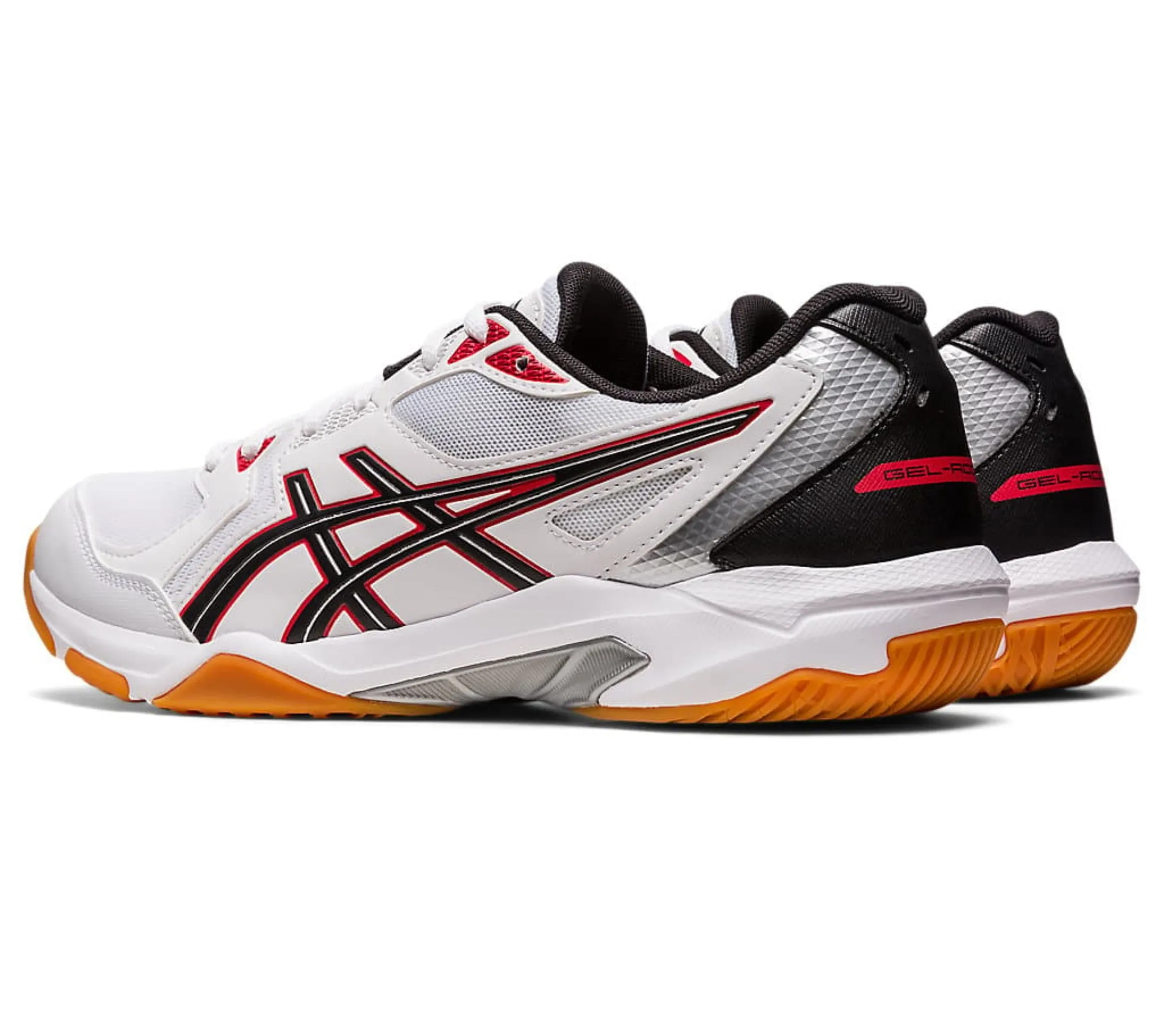 Asics GEL-ROCKET 10 Indoor Court Shoe White/Classic Red - 1071A054