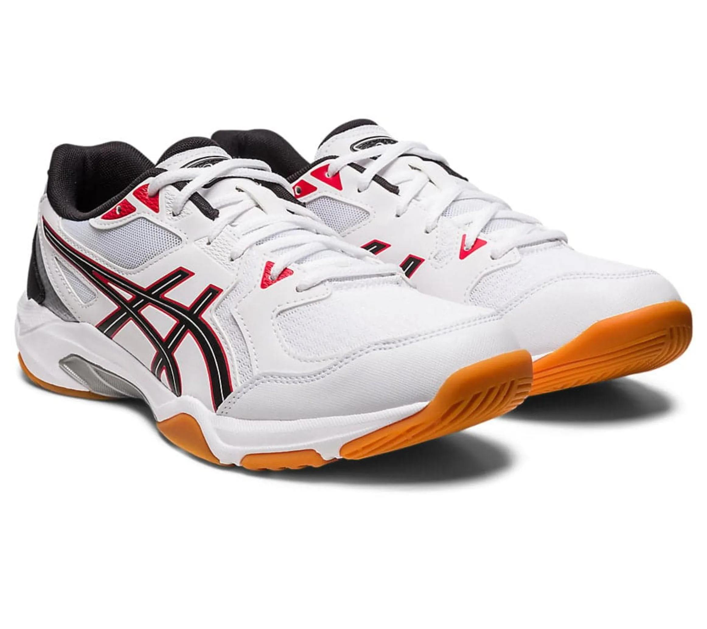 Asics GEL-ROCKET 10 Indoor Court Shoe White/Classic Red - 1071A054