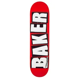 Baker Brand Logo Deck-8.0 Red/White