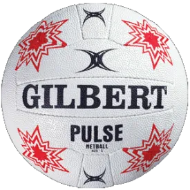 Ball Netball Pulse match sz4 White/Red