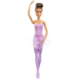 Barbie Ballerina Doll - Brown Hair and Lilac Tutu