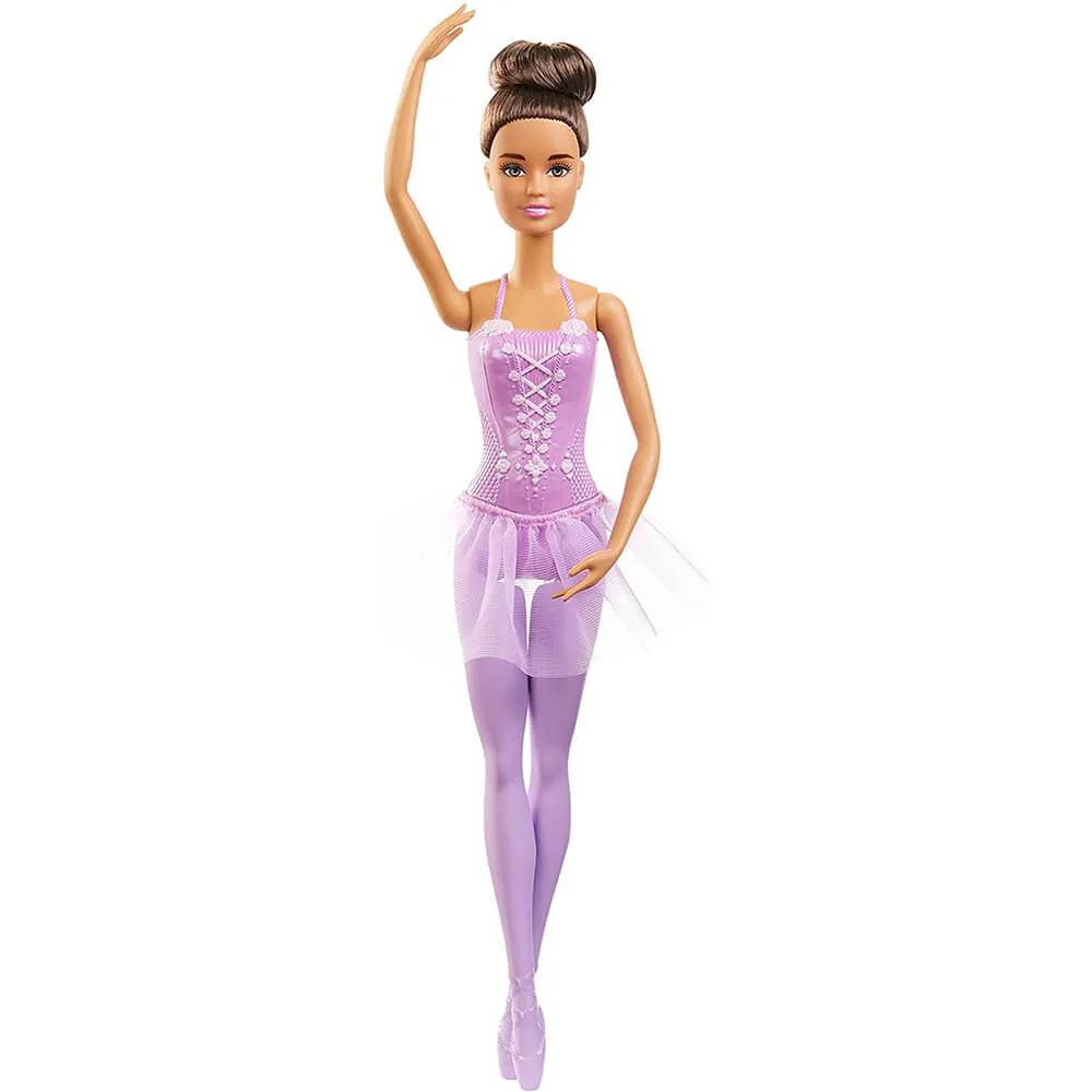 Barbie Ballerina Doll - Brown Hair and Lilac Tutu