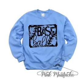 Baseball Carolina Blue Unisex Baseball Sweatshirt/   Baseball Youth and Adult Sizes