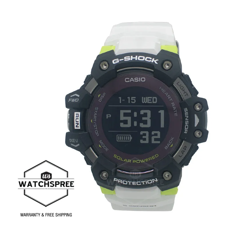 Casio G-Shock G-SQUAD Bluetooth’?????¶ôÇï¶ôǝ??’?????¶ôÇï¶ôǝ?’?????¶ôÇï¶ôíôÇïÇ?ÇîÇ??€õ’??ǯ¶ôÇû¶ô¶©Ç??€õ????? Solar Powered White Resin Band Watch GBDH1000-1A7 GBD-H1000-1A7