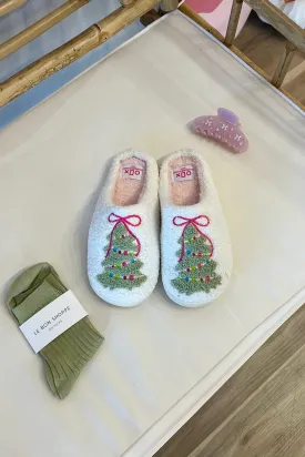 Christmas Tree Slippers