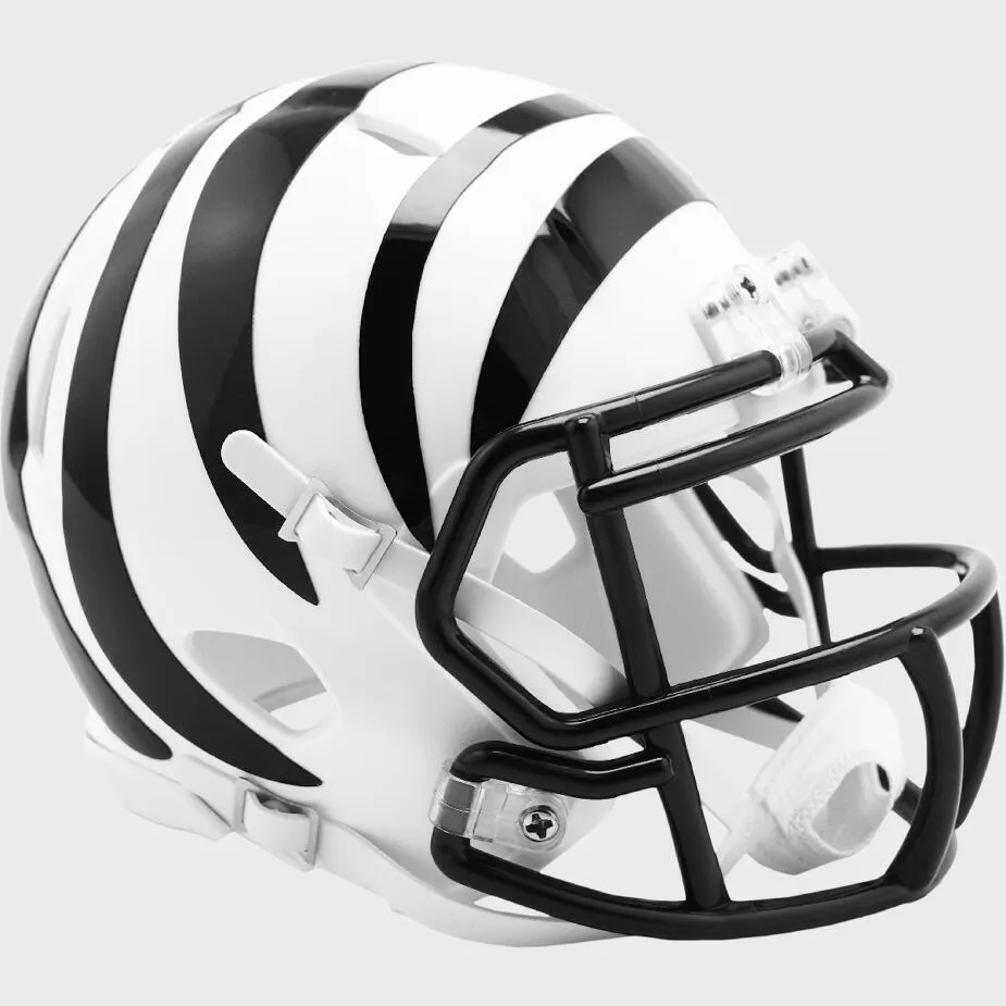 CINCINNATI BENGALS RIDDELL SPEED WHITE MINI HELMET