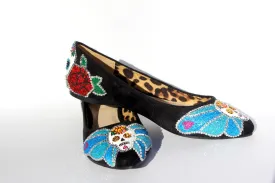 Day of the Dead Swarovski Sugar Skull Flat