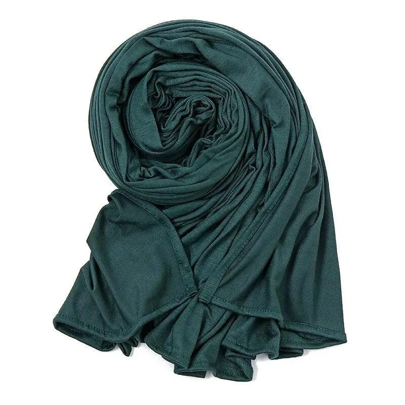 Double Stretch Cotton jersey Scarves for Women