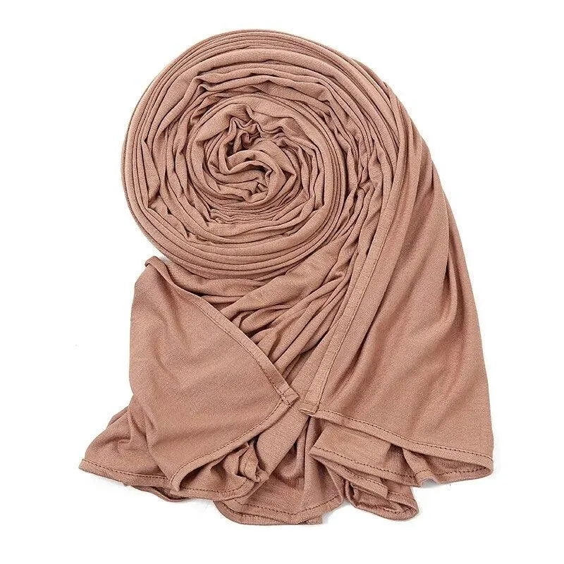 Double Stretch Cotton jersey Scarves for Women