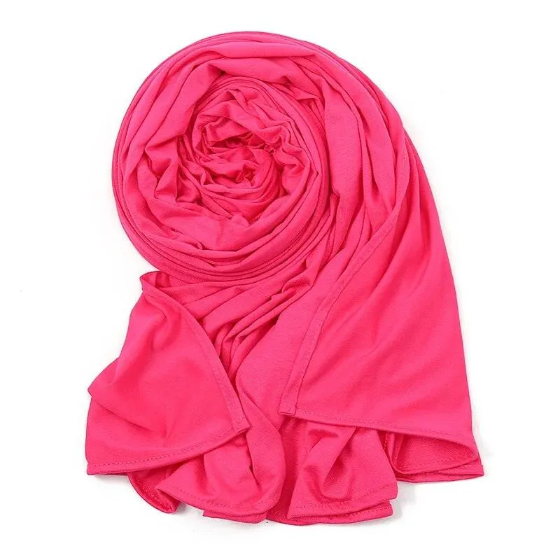 Double Stretch Cotton jersey Scarves for Women