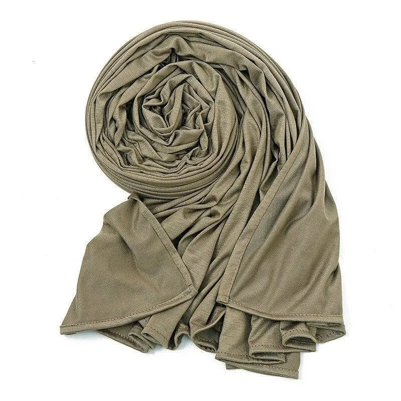 Double Stretch Cotton jersey Scarves for Women