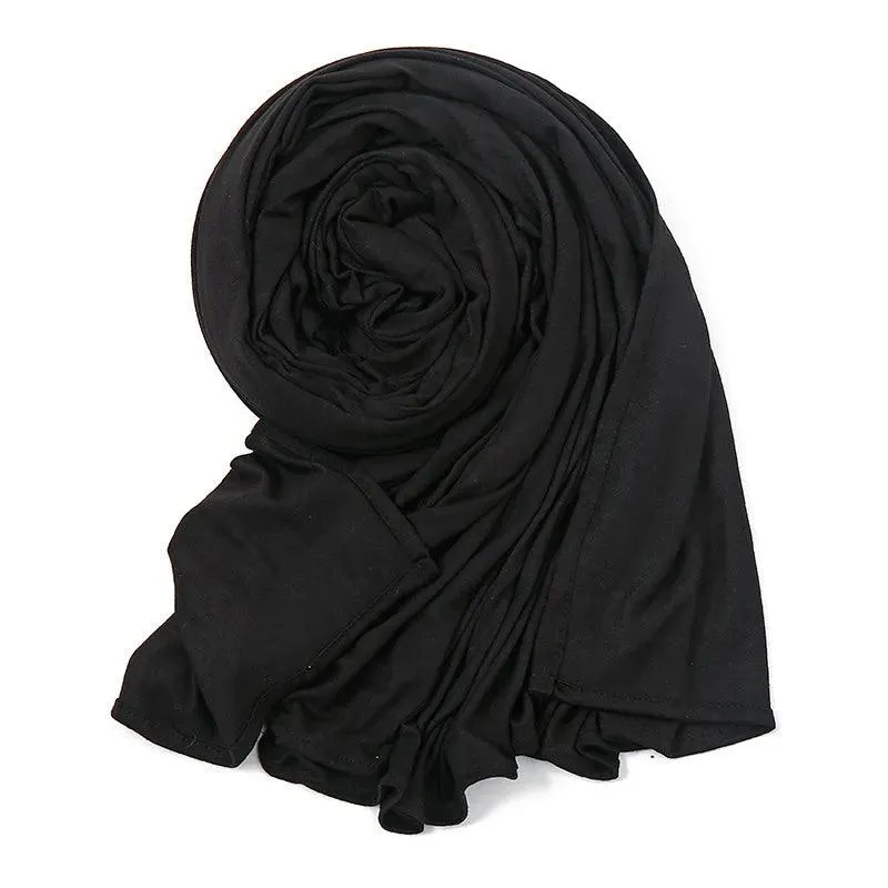 Double Stretch Cotton jersey Scarves for Women