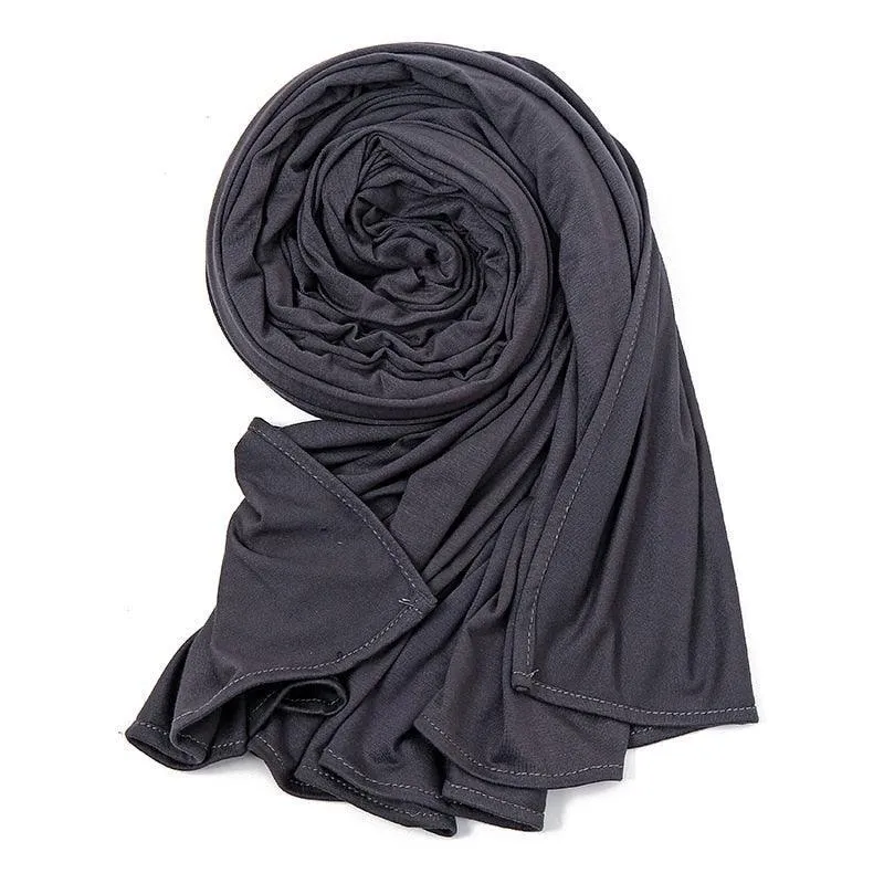 Double Stretch Cotton jersey Scarves for Women