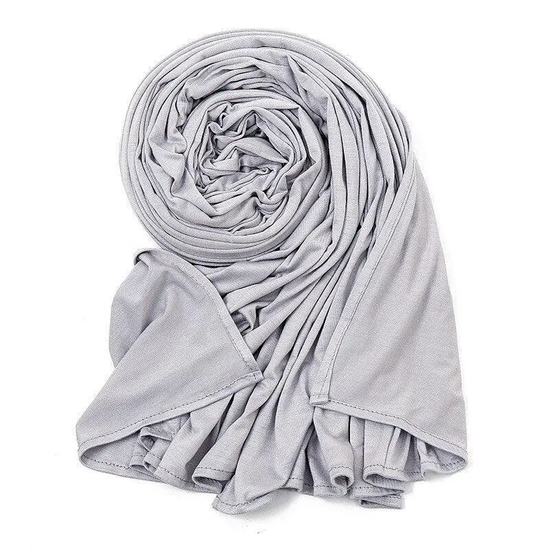 Double Stretch Cotton jersey Scarves for Women