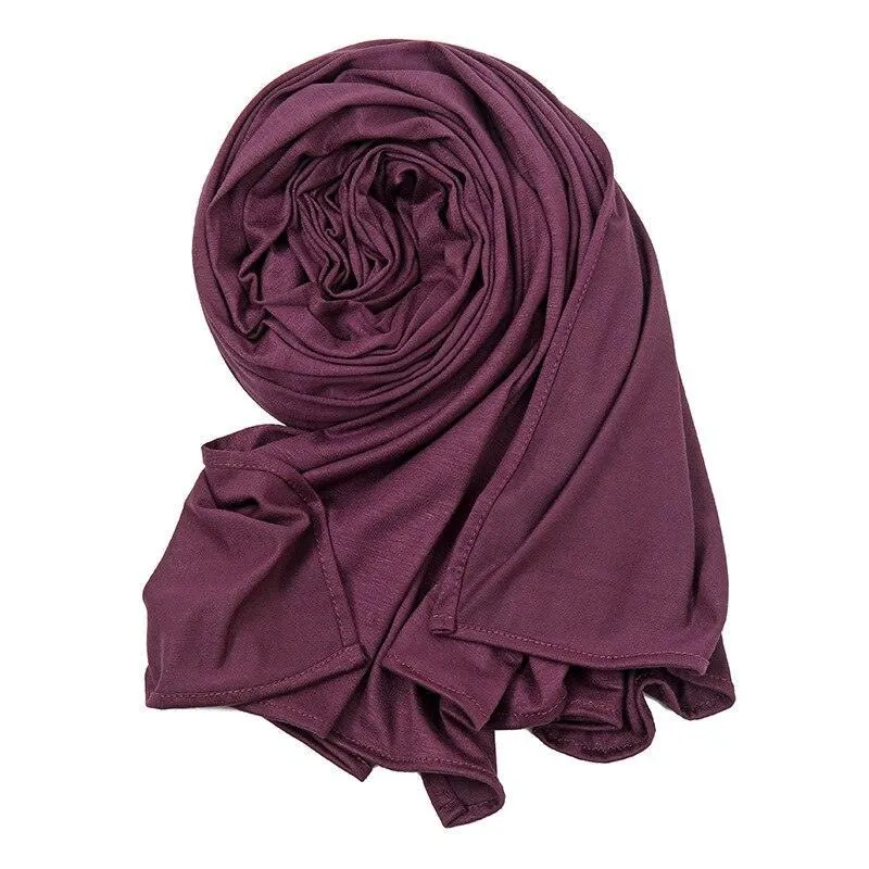 Double Stretch Cotton jersey Scarves for Women