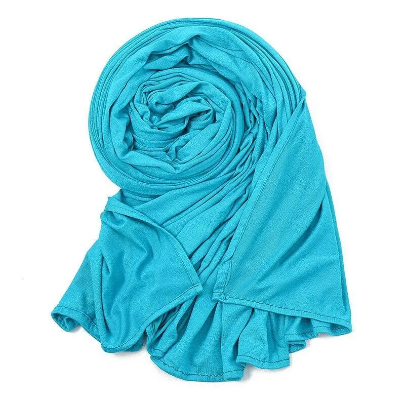 Double Stretch Cotton jersey Scarves for Women