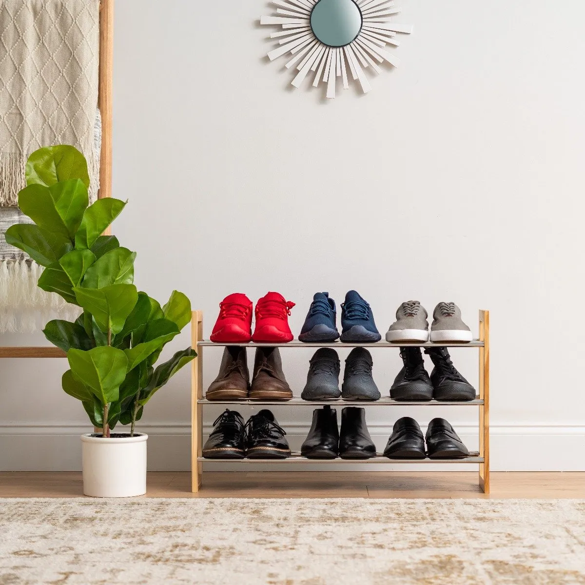 Extendable Shoe Rack - 3 Tier