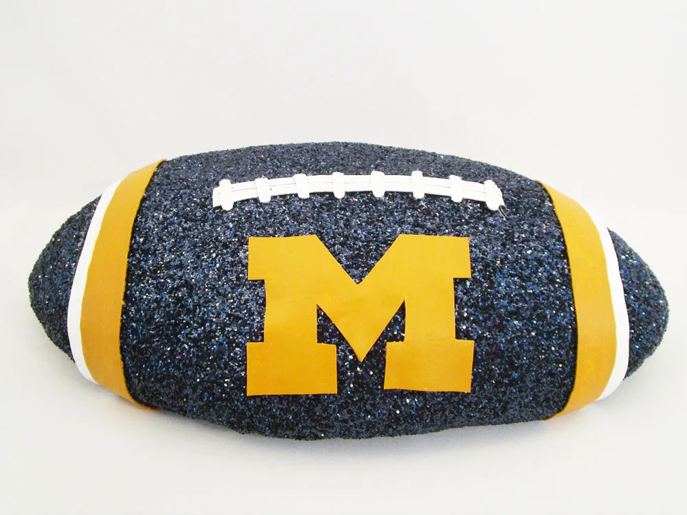 Faux football centerpiece or base