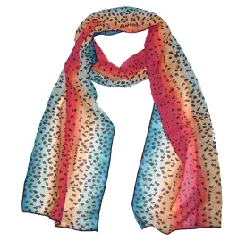 Fin-Flank Silk Rainbow #2 Trout Scarf