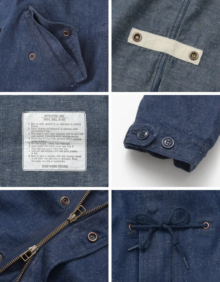 FOB FACTORY / F2420 M-51 denim shell parka