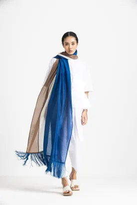 Fringe Scarf - Electric Blue