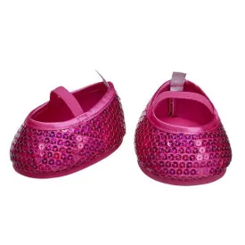 Fuchsia Sequin Flat