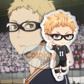 Haikyuu!! Tsukishima Kei Plush Pillow