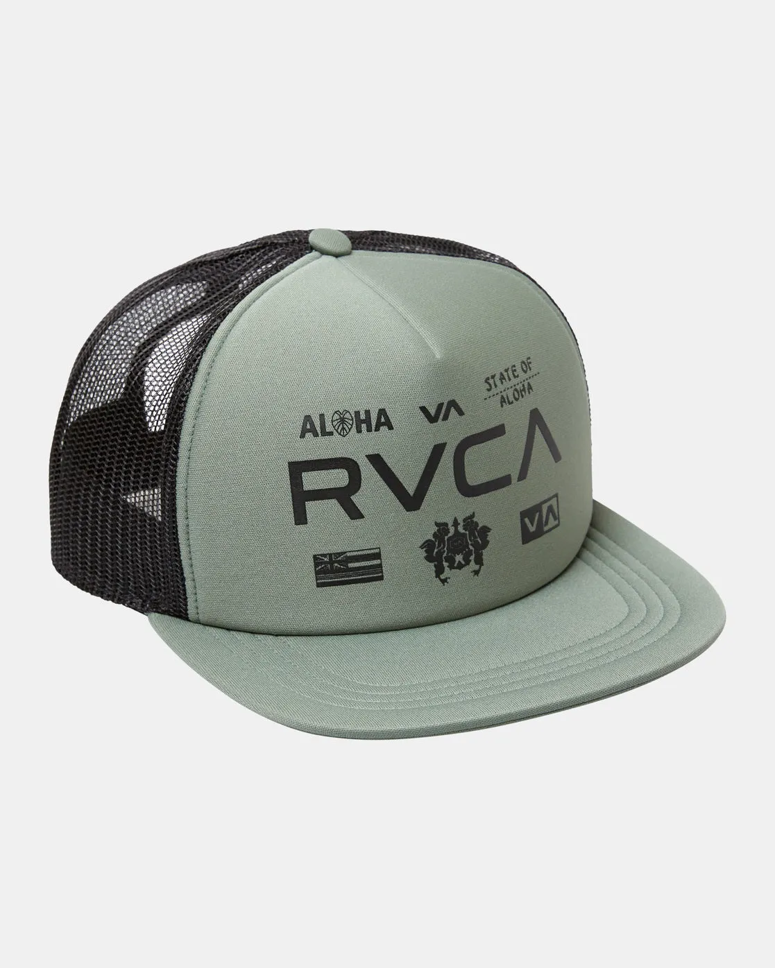 Hawaii All Brand Foam Trucker - Jade