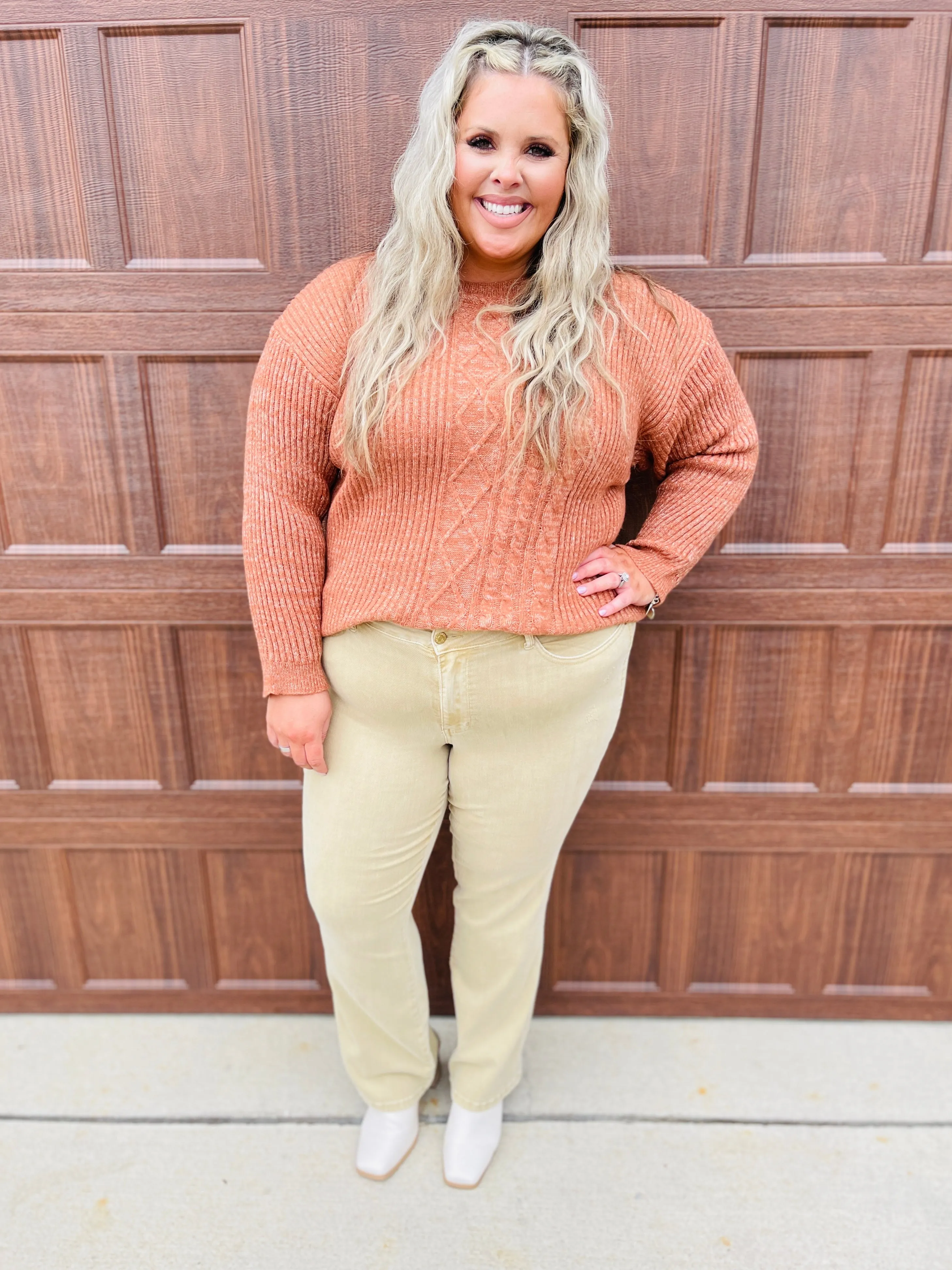Judy Blue REG/CURVY Fall Is In The Air Slim Bootcut Jeans