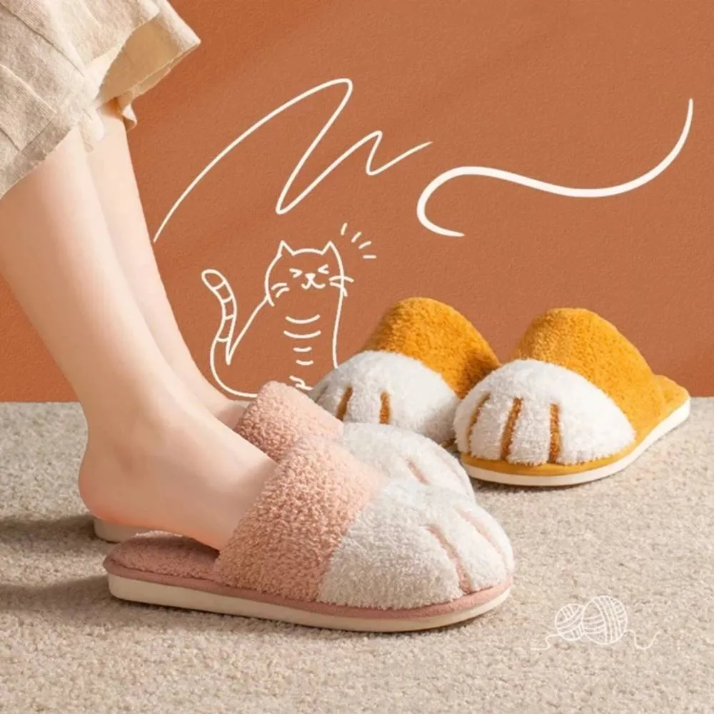 Kawaii Cat Paw Slippers