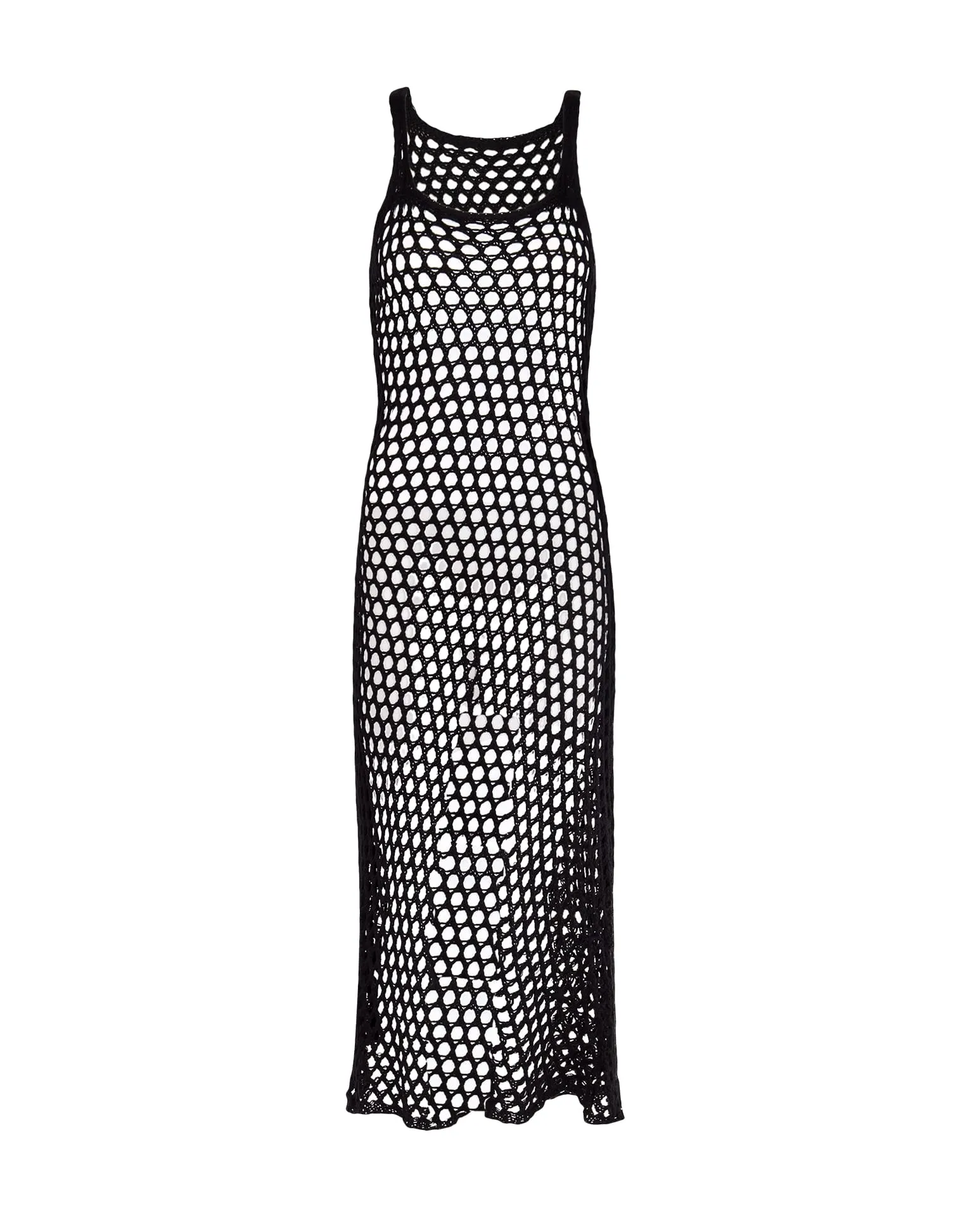 Knit Nicole Long Cover Up - Black