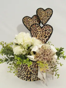 Leopard Valentine Centerpiece