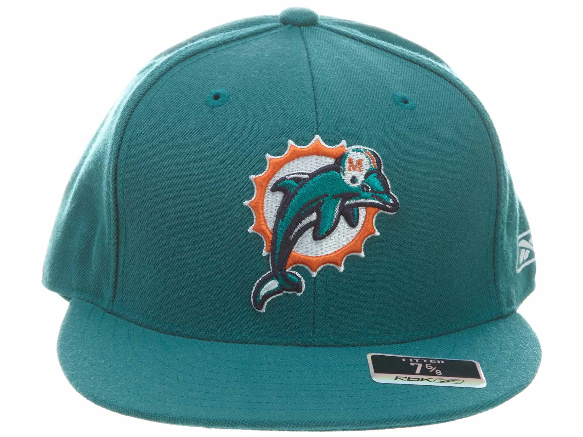 Miami Dolphins Reebok Fitted Blue/Orange/White 99