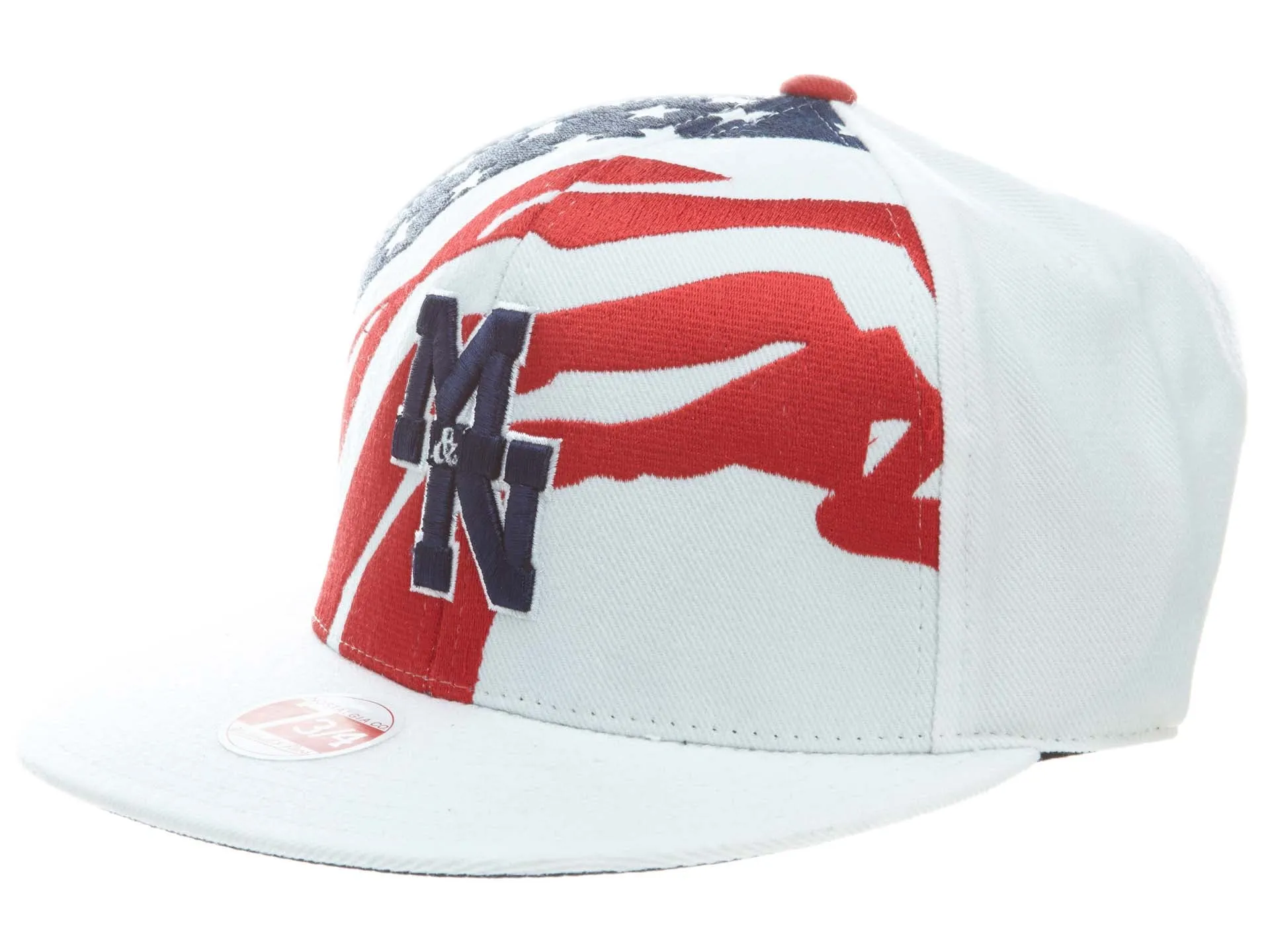 Mitchell&Ness Fitted White/Navy/Red 87