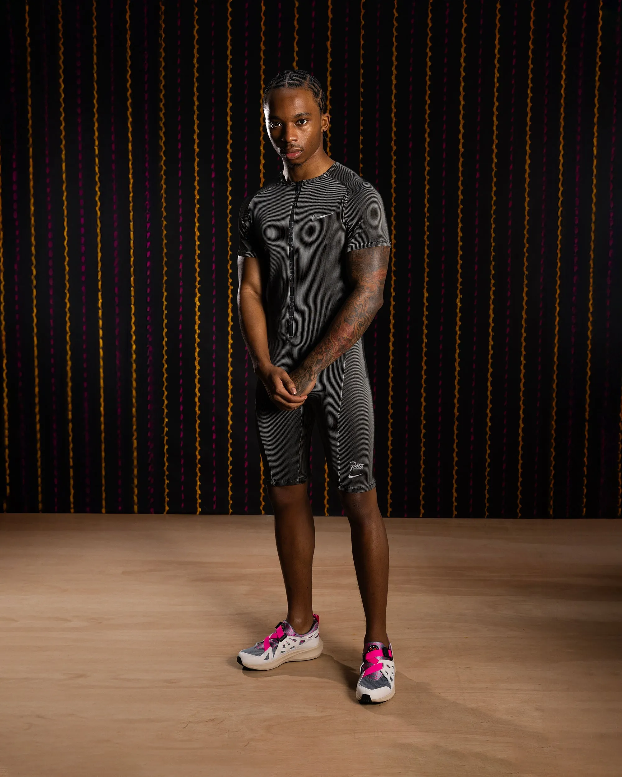 Nike x Patta Running Team Race Suit (Black/Grey)