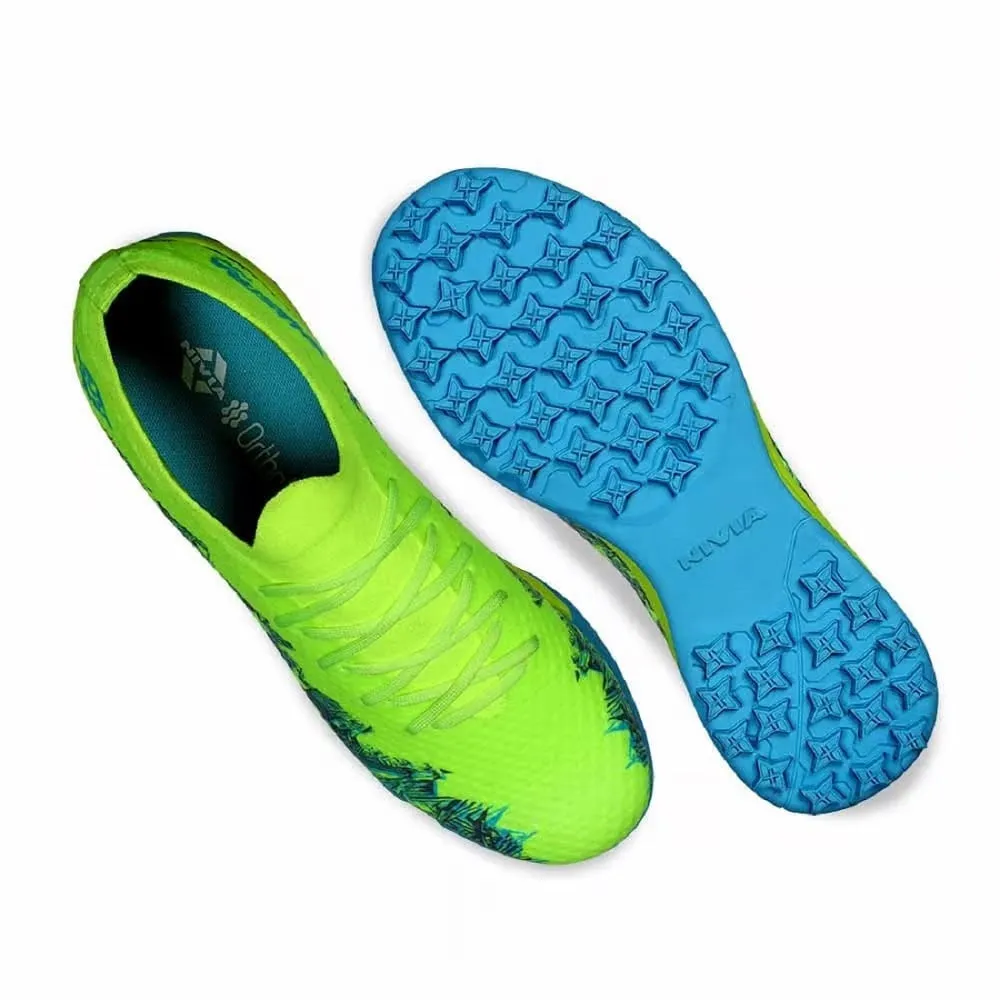 NIVIA Shastra Football Shoes for Men (Green)