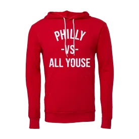 Philly vs All Youse Red Hoodie | Philadelphia Baseball