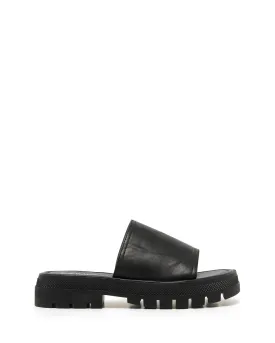 Raid Sandal Black Smooth