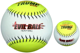 Trump® MP-EVIL-HEAVY Weighted 12 inch Training Softball (NOT a Hittable Ball)