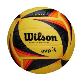 Wilson Optx AVP Replica Yellow Black Volleyball [WS]